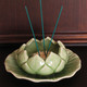 Boon Decor Incense Bowl/Plate Set - Celadon Lotus