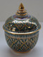 Boon Decor Hand Painted Benjarong Jar One of a Kind 3.5dia 5h SEE CHOICES