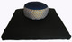 Boon Decor Black Zabuton Meditation Cushion Set - Higher Seat Zafu - Indochine Fabric SEE COLORS