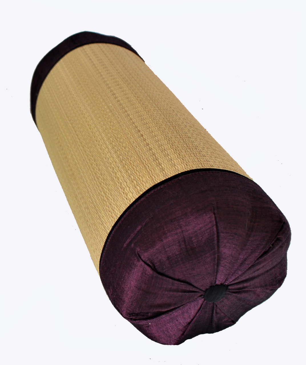 Purple bolster cushion deals