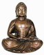 Boon Decor Buddha Statue - Japanese Zen Style Meditating Buddha - Solid Bronze 13 SEE FINISHES