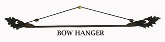 Boon Decor Fabric/Runner Hanger - Carved Teak Wood/Bamboo Bow 25 Long