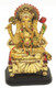 Boon Decor Ganesh w/Golden Bolster - 6.25 Painted Resin