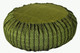 Boon Decor Meditation Cushion Zafu Pillow Global Weave Olive Green 16 dia 6 loft