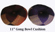 Boon Decor Gong Cushion - Silk Brocade - 11 Diameter