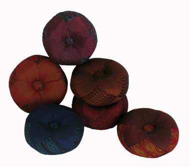 Boon Decor Gong cushion - Global Weave Fabric 3.75 Diameter