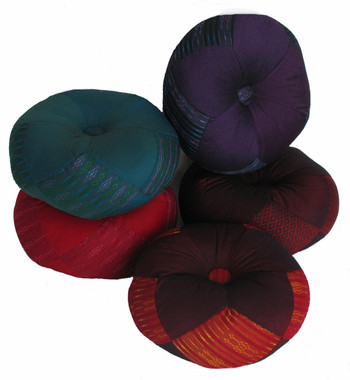 Boon Decor Gong Cushion - Global Weave Fabric 9 Diameter
