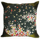 Boon Decor Silk Throw Pillow - Japanese Kimono Silk Green SEE BOTH SIDES