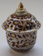 Boon Decor Porcelain Altar Jar w/Lid 2.5 dia 3.25 h Hand-painted One of a Kind