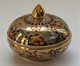 Boon Decor Porcelain Jar w/Lid - Hand Painted Mini Benjarong One of a Kind