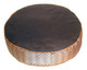 Boon Decor Floor Cushion - Deluxe Round - Kapok Fill Jewel Brocade Round Floor Cushion Black