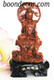Boon Decor Kuan Yin Resin Figurine Blessing Kuan Yin - Wood Grained Finish