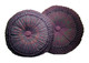 Boon Decor Designer Throw Pillow - Hand Stitched Silk-blend Ikat Fabric Large Rajah Pillow