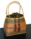 Boon Decor Handbags- Woven Bamboo and Silk Large Bamboo and Silk Handbags