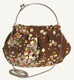 Boon Decor Handbag - Japanese Silk Kimono - Large Brown Cherry Blossom Handbag