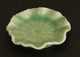 Boon Decor Ikebana Bowls, Celadon Ikebana Bowl Under Dish - Lotus Leaf - Celadon - 3.5 Diameter