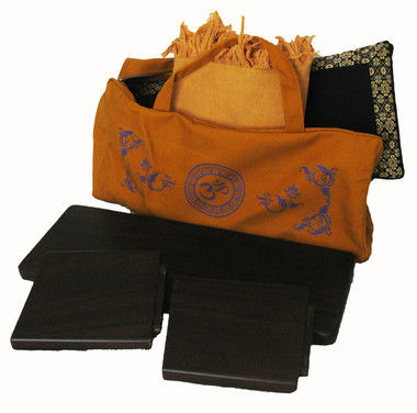 Boon Decor Meditation Accessory Tote Bag - Cotton Canvas Silkscreen Symbol