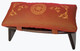 Boon Decor Meditation Bench and Cushion Set Folding Seiza Eternal Knot Saffron