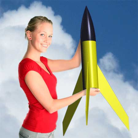 Madcow Rocketry 4 Little John Rocket Kit 54mm 