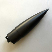 Plastic 1.6" (38mm) 3:1 Ogive (for Thin-Wall Airframe)