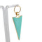 Geometric Drop Earrings Seafoam Green