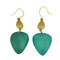 Strawberry Shape Earrings Teal