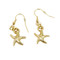 Seashells Necklace Earrings Set Gold Tone Sea Foam Green Seashells Necklace Earrings Set Gold Tone Sea Foam Green