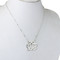 Old Victorian Initial D Necklace and Earrings Set Silver