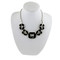 Cubic Classical Necklace and Earrings Set Silver