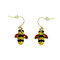 Honey Bee Hook Dangling Earrings