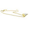 Large Cone Necklace and Earrings Set Gold and Silver