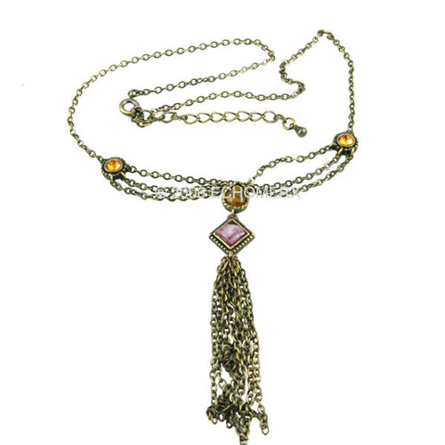 Vintage Style Y Necklace Beads