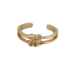 Finger Tip Ring knot Design Gold