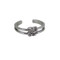 Finger Tip Ring knot Design Silver