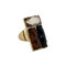 Downtown Couture Design Ring Black, Natural, and Tortoise