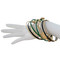 Know Your Direction set of Arrow Bangles Green, Black and Gold