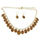 Teardrop Tortoise Necklace and Earrings Set