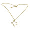 State of Texas Outline Necklace Gold