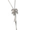 Long Adjustable Plunging Palm Tree Necklace