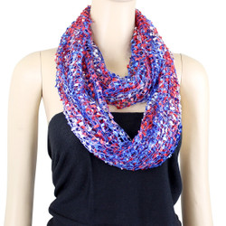 Confetti Infinity Scarf Patriotic