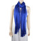 Shimmer and Shine Fringed Scarf Royal Blue