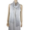 Shimmer and Shine Fringed Scarf White