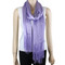 Shimmer and Shine Fringed Scarf Lavender
