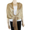 Shimmer and Shine Fringed Scarf Gold