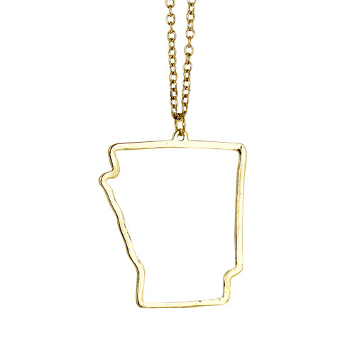 State of Arizona Necklace Gold