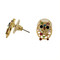 Little Crystal Owl Stud Earrings