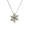 Sparkling Silver Snowflake Necklace
