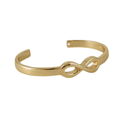 Infinity Cuff Bracelet Gold