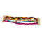 Colorful Multi Strands Woven Beaded and Shells Bracelet