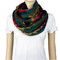 Soft Thin Wave Chevron Pattern Infinity Scarf Coral, Navy, Teal